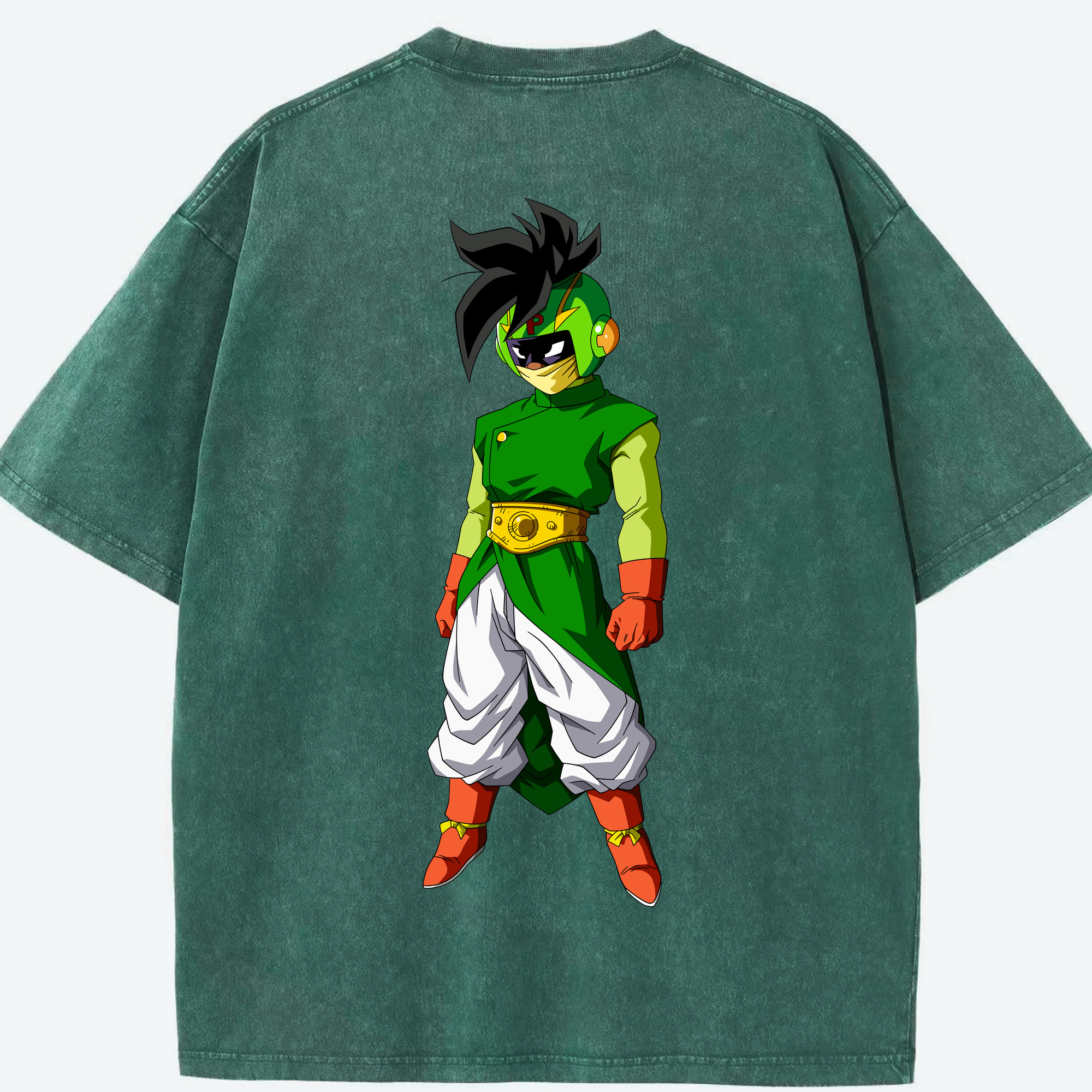 （画像用） ドラゴンボール DRAGON BALL 綿100% ヴィンテージ風 半袖Tシャツ（背面プリント）